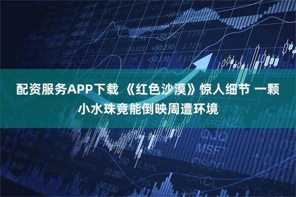 配资服务APP下载 《红色沙漠》惊人细节 一颗小水珠竟能倒映周遭环境